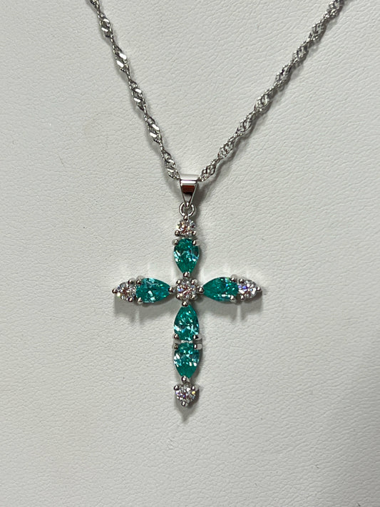 Sterling Silver Gemstone Necklace & Pendant New JTV