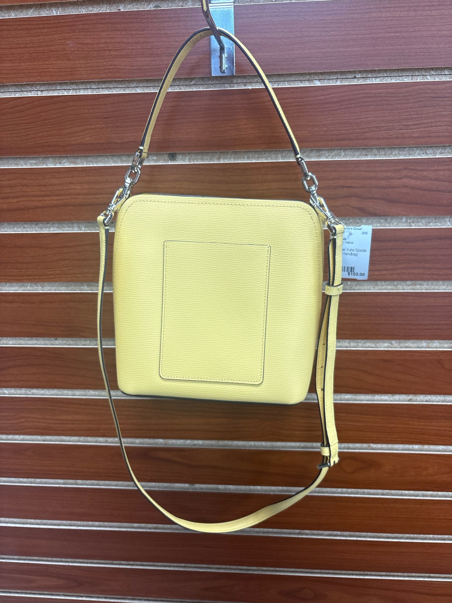 Designer Kate Spade Yellow Handbag