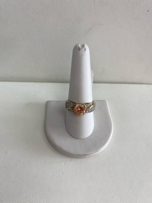 Gold Over Sterling Ring Size 9.75
