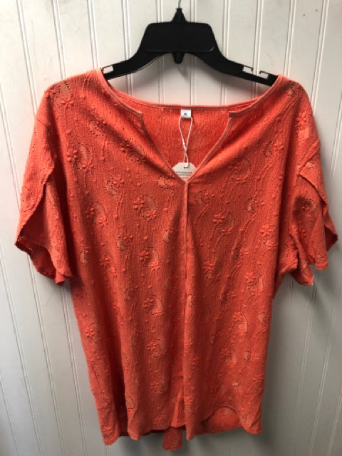 Orange NEW Short Sleeve Shirt Women's
