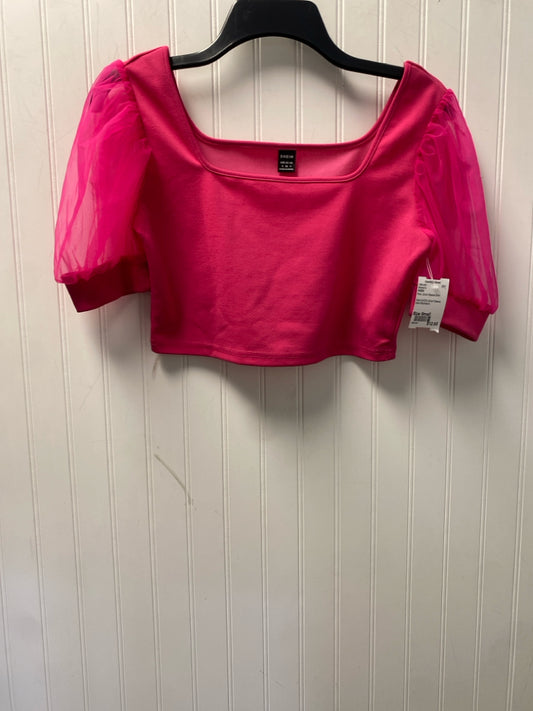 Pink SHEIN Short Sleeve Shirt Women's