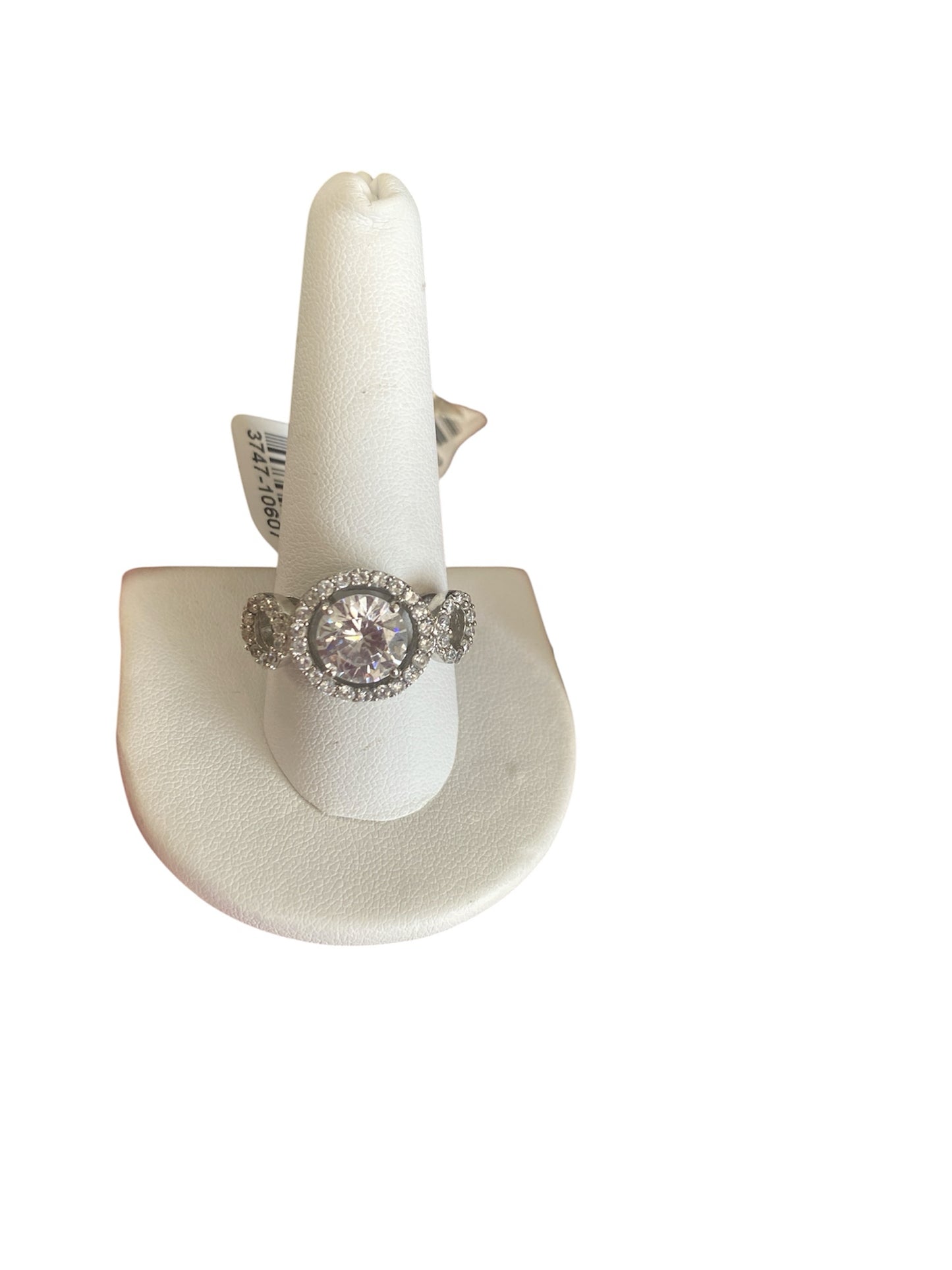 Sterling Silver CZ Ring SZ 10