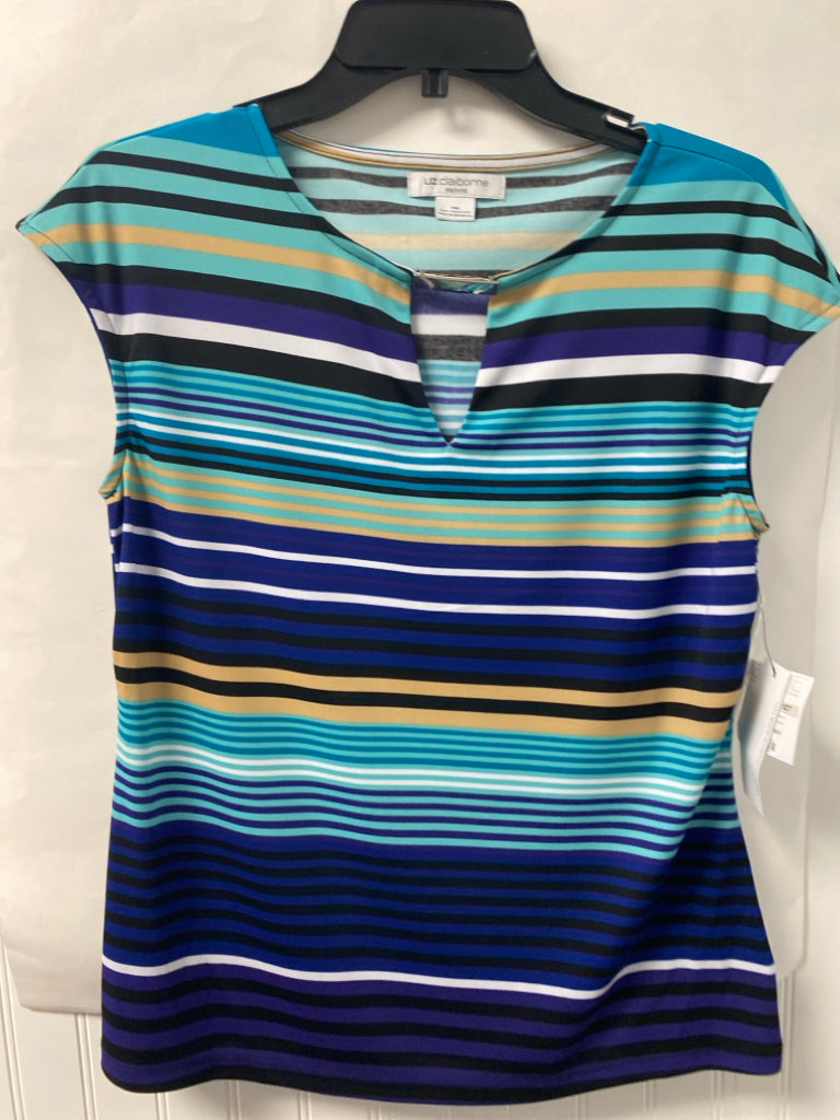 Multi-Color Striped Liz Claiborne NEW Sleeveless Women's