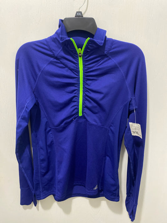 Blue Adidas ACTIVE Long Sleeve Shirt Women's