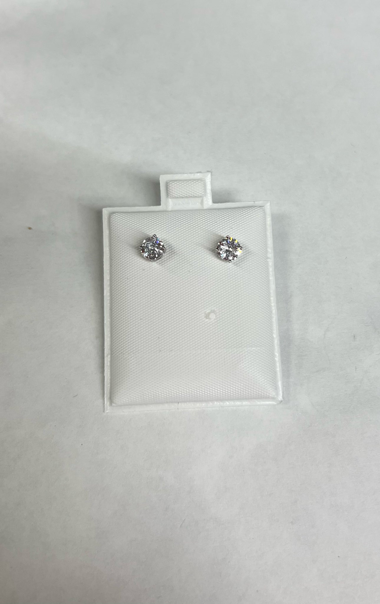 Sterling Silver CZ Earrings New JTV