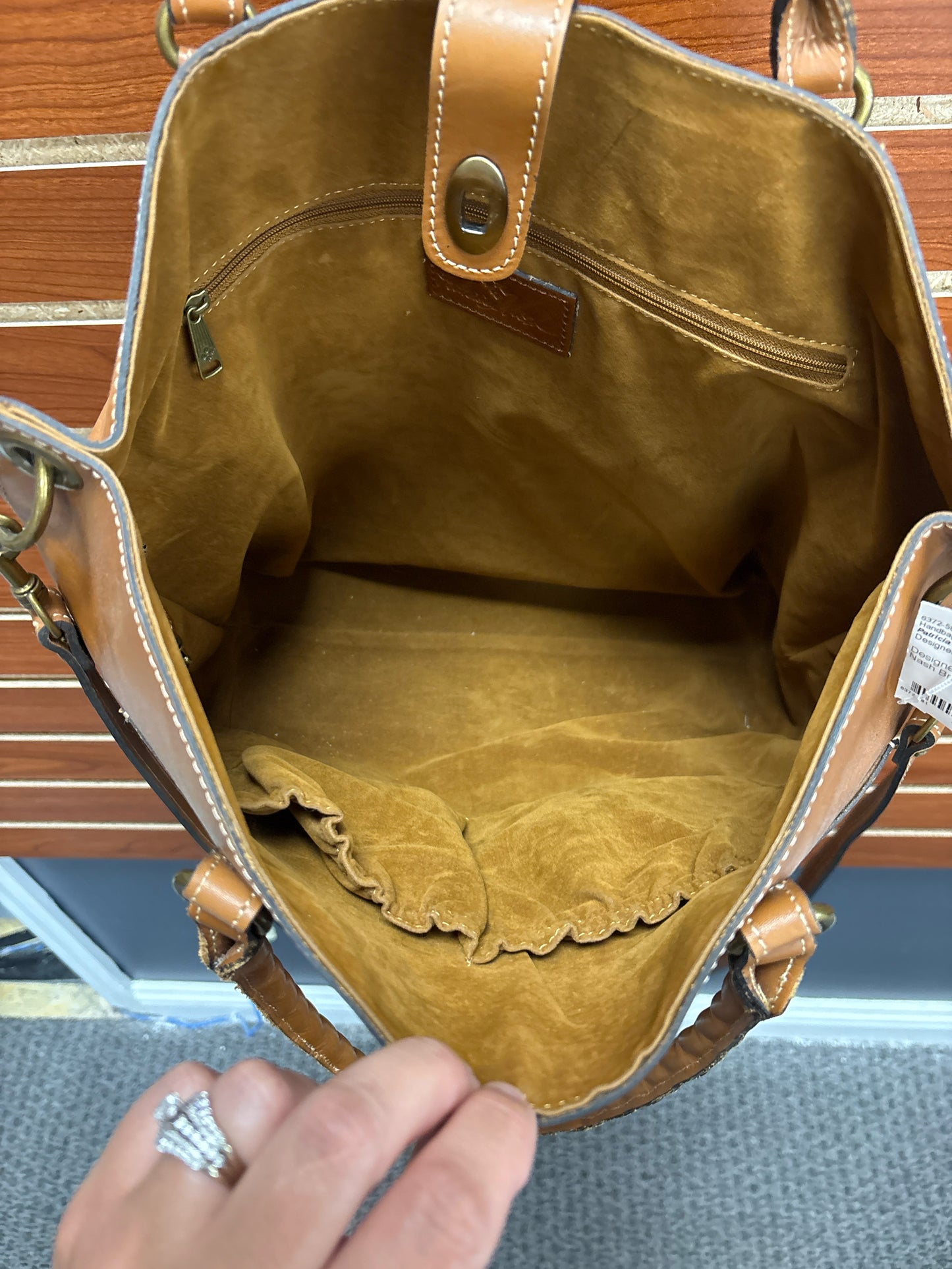Designer Patricia Nash Brown Handbag