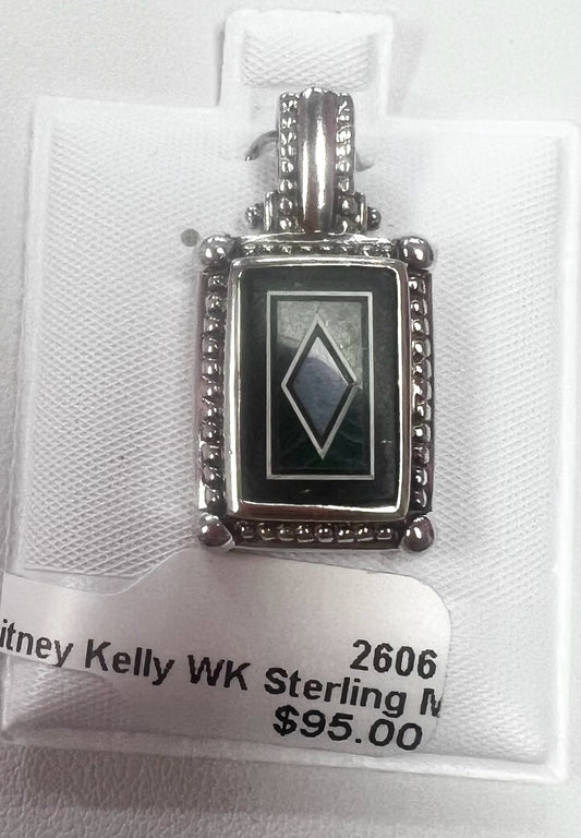 Whitney Kelly WK Sterling Mosaic Opal Pendant