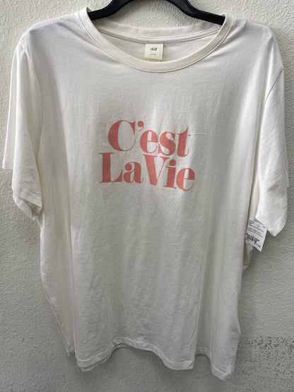 Cream H&M Short Sleeve Shirt Women's