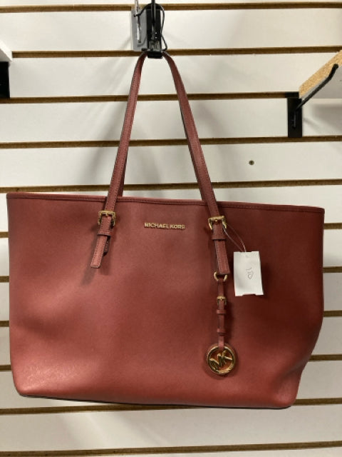 Designer Michael Kors Burgundy Handbag