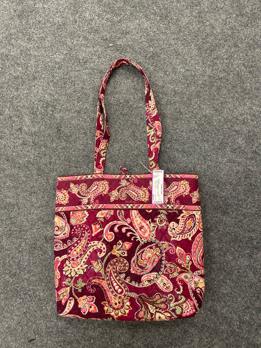 Fashion Vera Bradley Wine Print Handbag