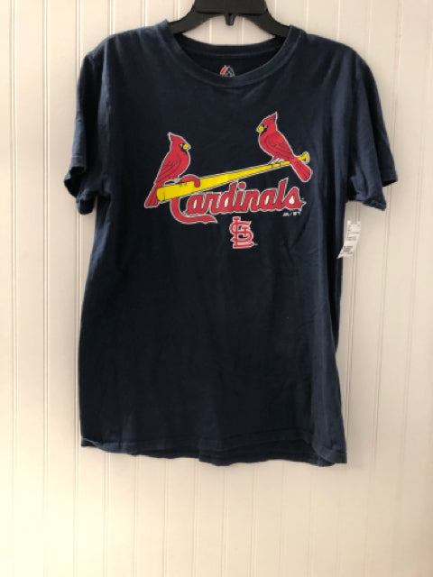 Navy Majestic ACTIVE Short Sleeve Shirt Men's