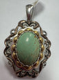 Carolyn Pollack Sterling & Brass Pendant