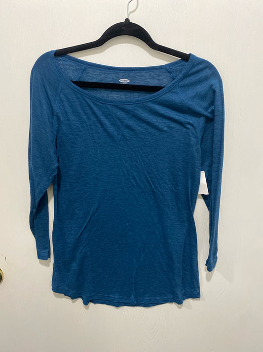 Blue Old Navy ACTIVE Long Sleeve Shirt Women's