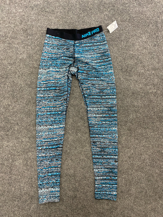 Blue Nike Leggings ACTIVE Women's