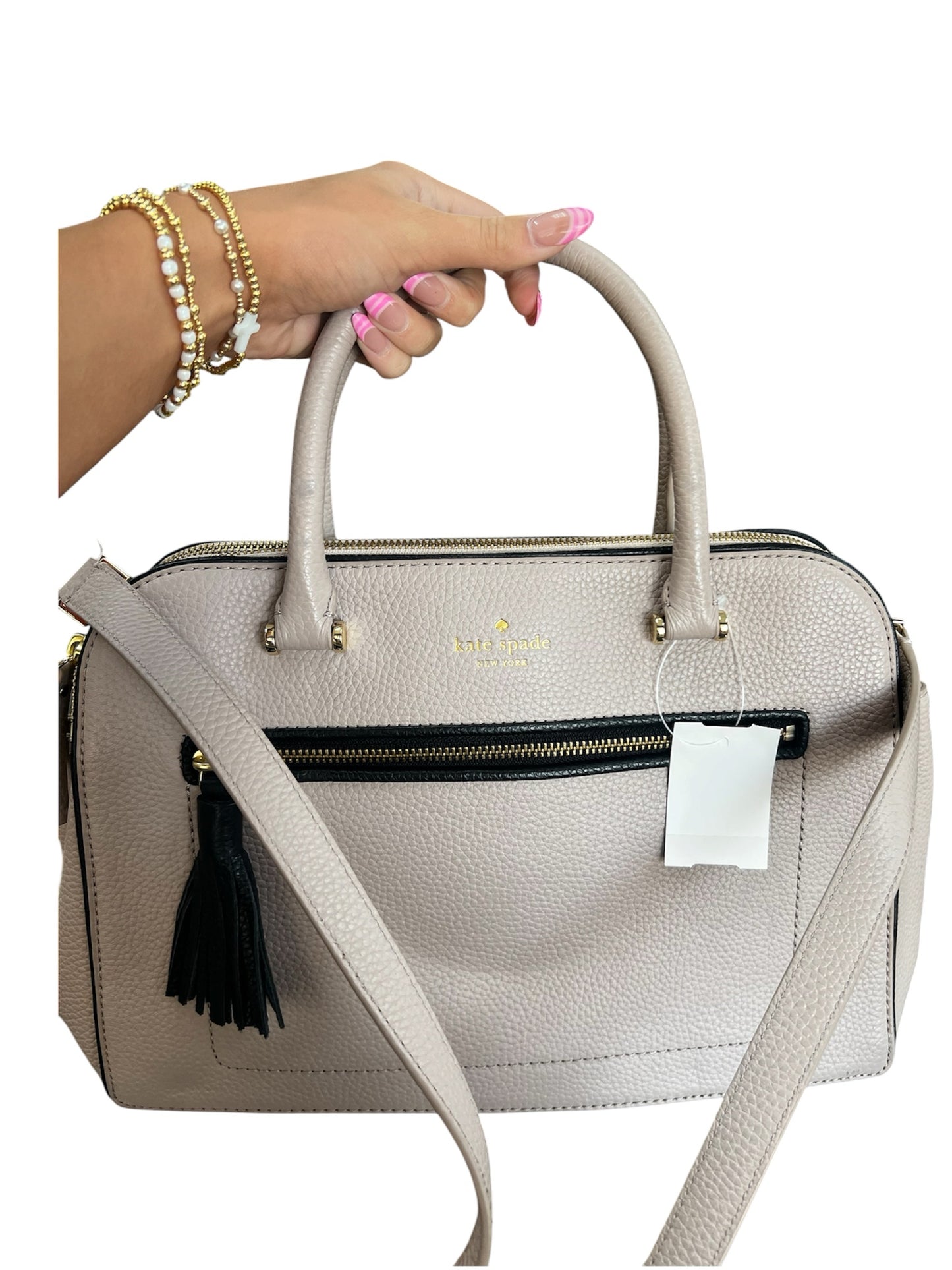 Designer Kate Spade Gray Handbag