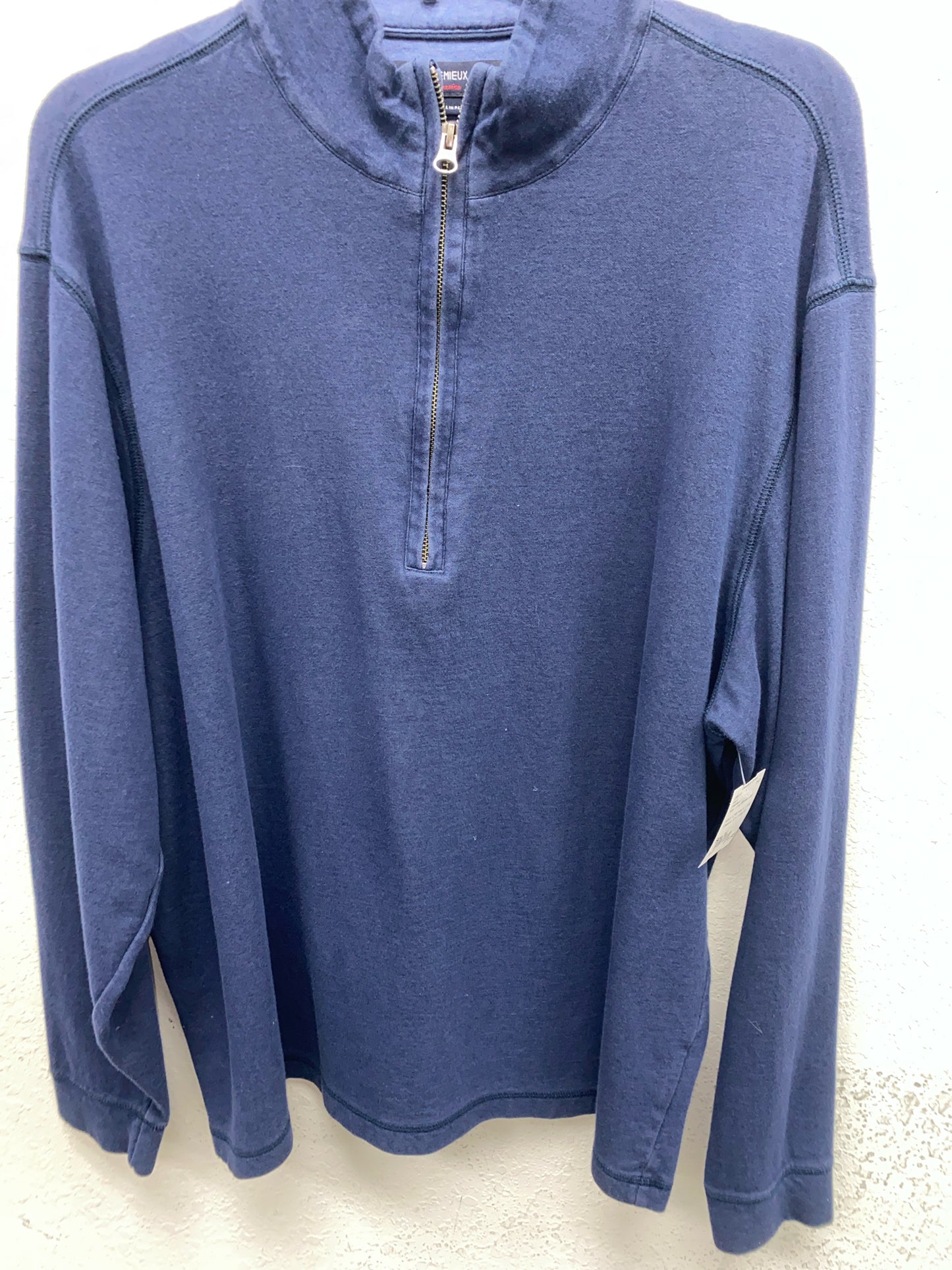 Navy Cremieux Long Sleeve Shirt Men's