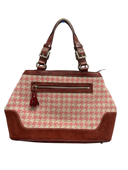 Designer Coach Burgundy Handbag