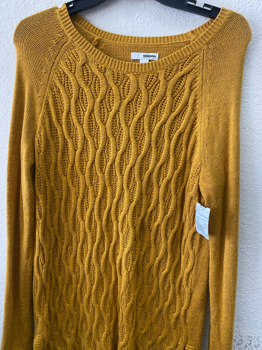 Mustard Sonoma Sweater/Sweatshirt Women's