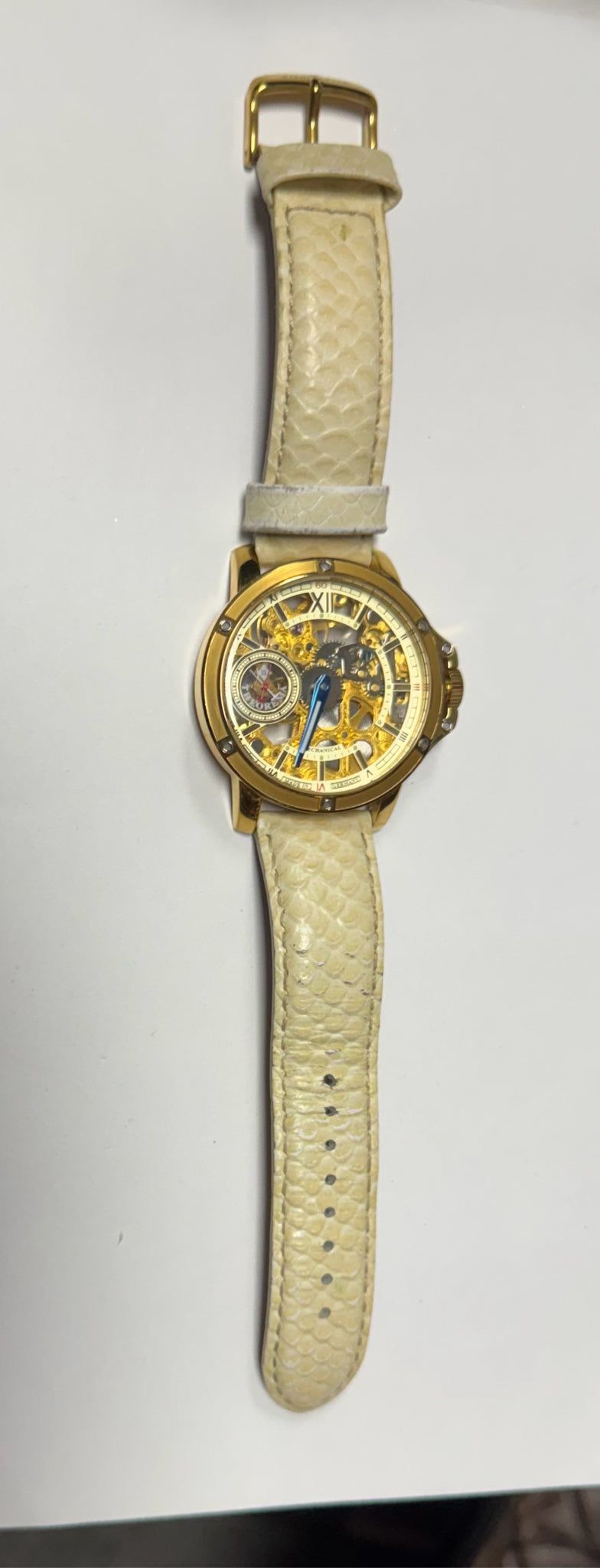 Lagos by Theorema Watch GM-113 Skeleton Dial 44mm Bo & Papers 17j Mechanical
