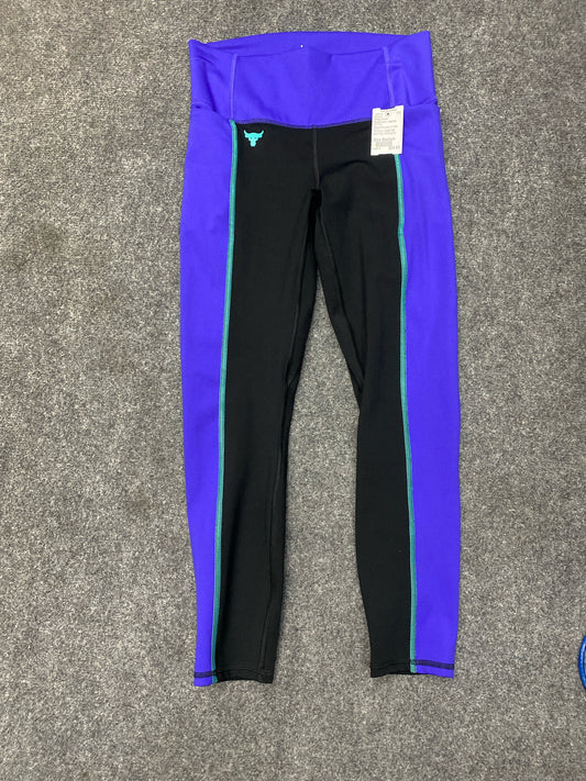 Black/Purple Under Armour Leggings ACTIVE Women's