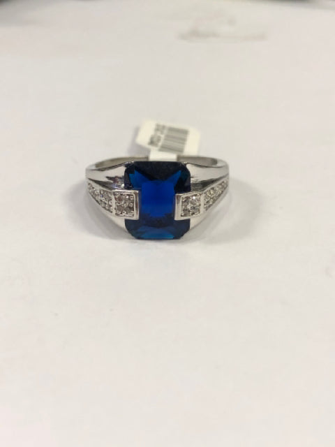 Sterling Silver CZ Ring SZ 11