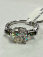 Sterling Silver Gemstone Ring JTV Size 7.5