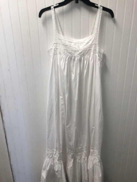 White J.CREW Maxi Dress Women's