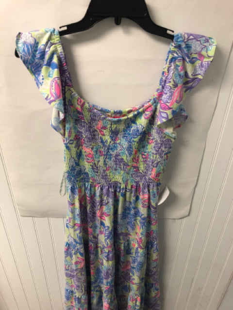 Multi-Color Lilly Pulitzer BOUTIQUE Short Sleeve Dress Women's