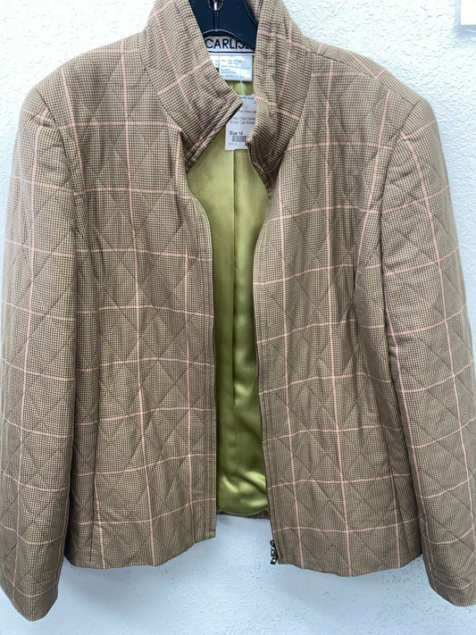 Brown Plaid Carlisle Winter Coat Women's