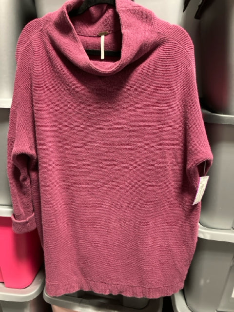 Purple Free People BOUTIQUE Sweater/Sweatshirt Women's