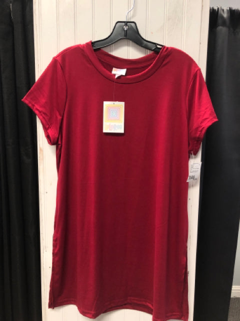 Red LulaRoe NEW Short Sleeve Shirt Women's
