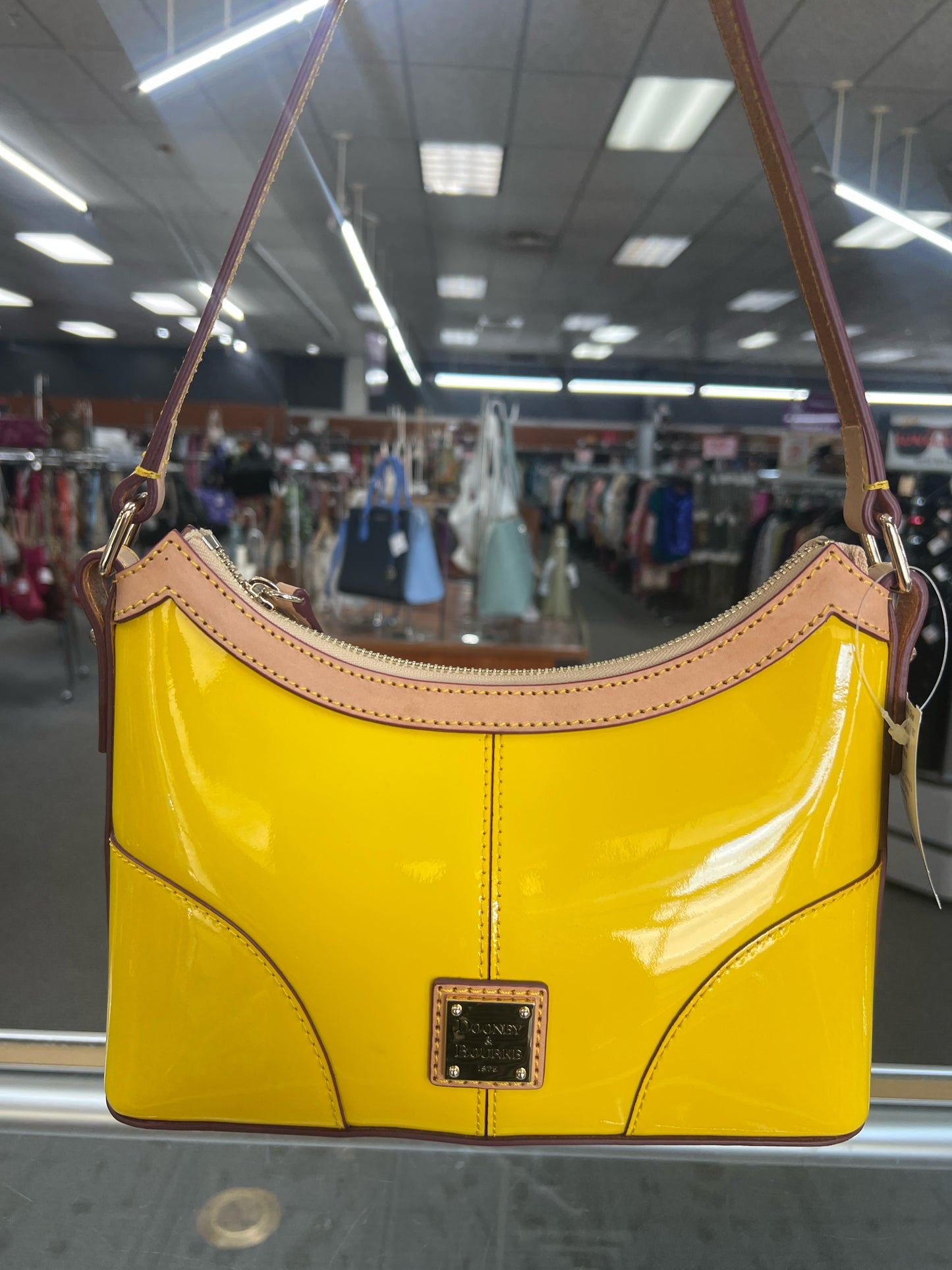 Designer Dooney & Bourke Yellow Handbag