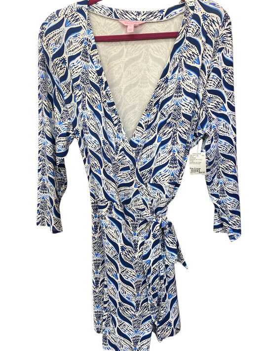 Blue/White Lilly Pulitzer BOUTIQUE Romper Women's
