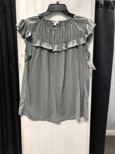Grey LulaRoe Short Sleeve Shirt Women's