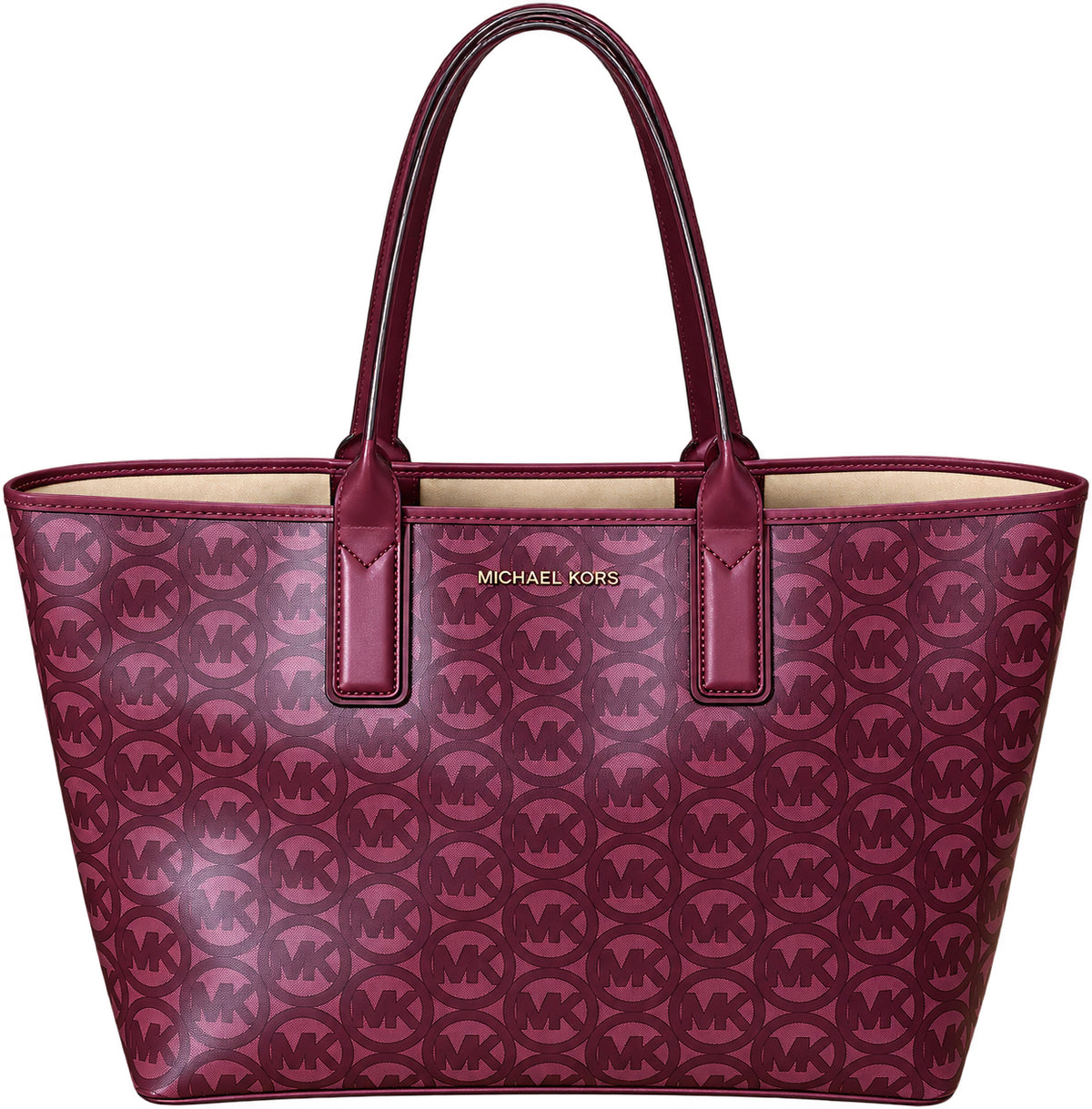 Designer Michael Kors Burgundy Handbag