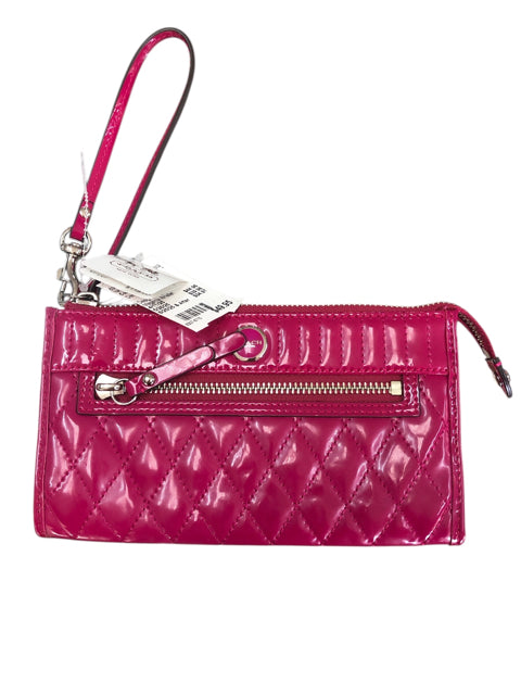Designer NEW Coach Magenta Wristlet