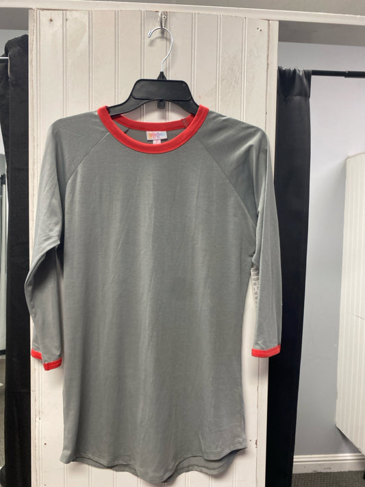 Grey LulaRoe NEW Long Sleeve Shirt Women's