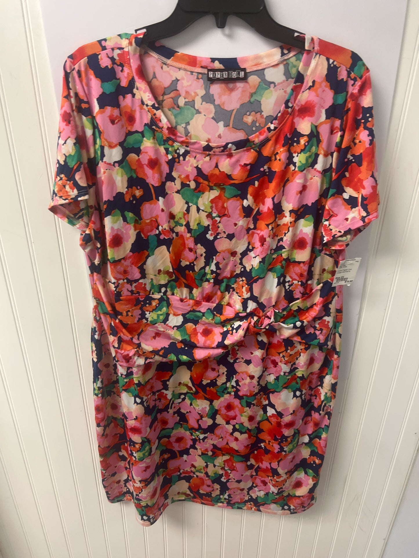 Floral Paper Doll Dress Women's
