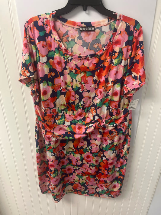Floral Paper Doll Dress Women's