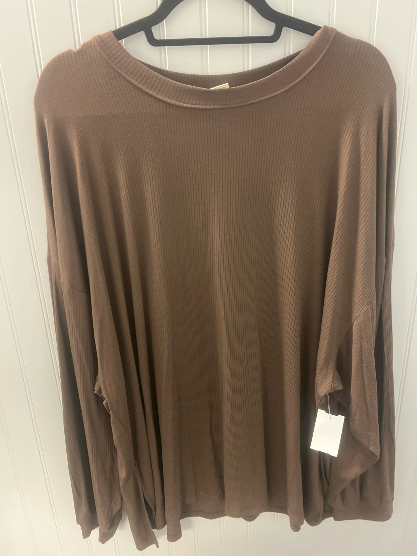 Brown yelete NEW Long Sleeve Shirt Women's