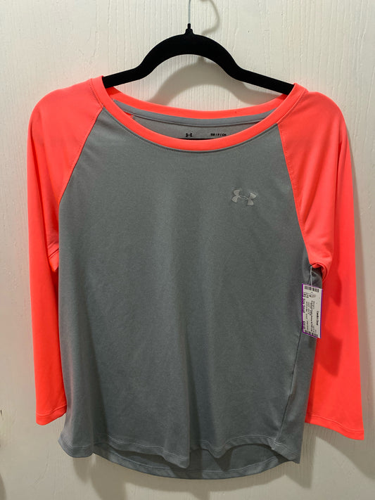 Gray/Coral Under Armour ACTIVE Long Sleeve Shirt Women's