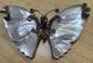 Dallas Prince Marcasite & Mother of Pearl Butterfly Sterling Silver Pin Pendant