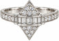 1/2 ct tw Lab Diamond Sterling Ring