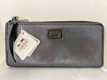 Designer NEW Coach Gunmetal Wallet