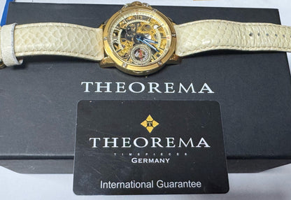 Lagos by Theorema Watch GM-113 Skeleton Dial 44mm Bo & Papers 17j Mechanical