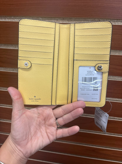 Designer Kate Spade Yellow Wallet