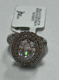 Sterling Silver CZ Ring Size 5 JTV New Bella Luce 6.37 ct tw