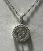 Sterling Silver CZ Necklace Pendant Chain New JTV