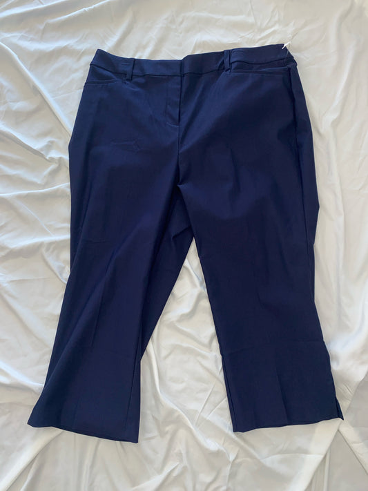 Navy Lane Bryant Capri NEW Women's