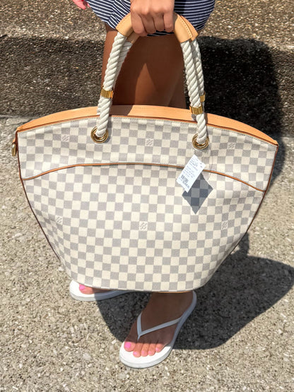 Designer Louis Vuitton Damier Azur Handbag
